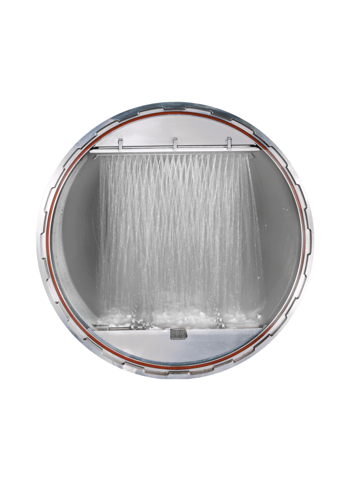 Steriflow Statique autoclave alimentaire à ruissellement d eau